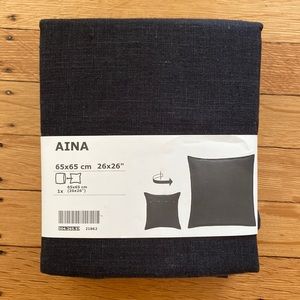 IKEA Dark Grey Pillows (brand new)